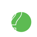 An icon of a question mark with a green circle.